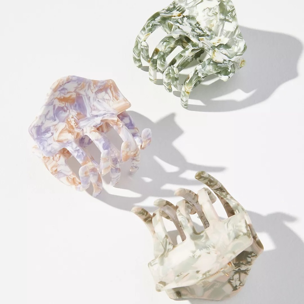 Anthropologie Set of Claw Clips